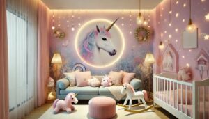 Børnetapet med enhjørning